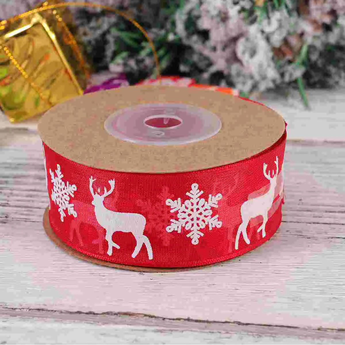 

Ribbon Christmas Tree Decorationdecorations Ribbons Wired Trim Party Craft Polyester Gift Wrapping Decorative Printing