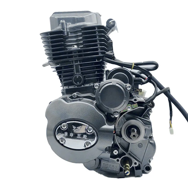 Фото Высококачественный 4-тактный двигатель для мотоциклов CG125/150/175/200cc, двигатель Zongshen 125cc №1