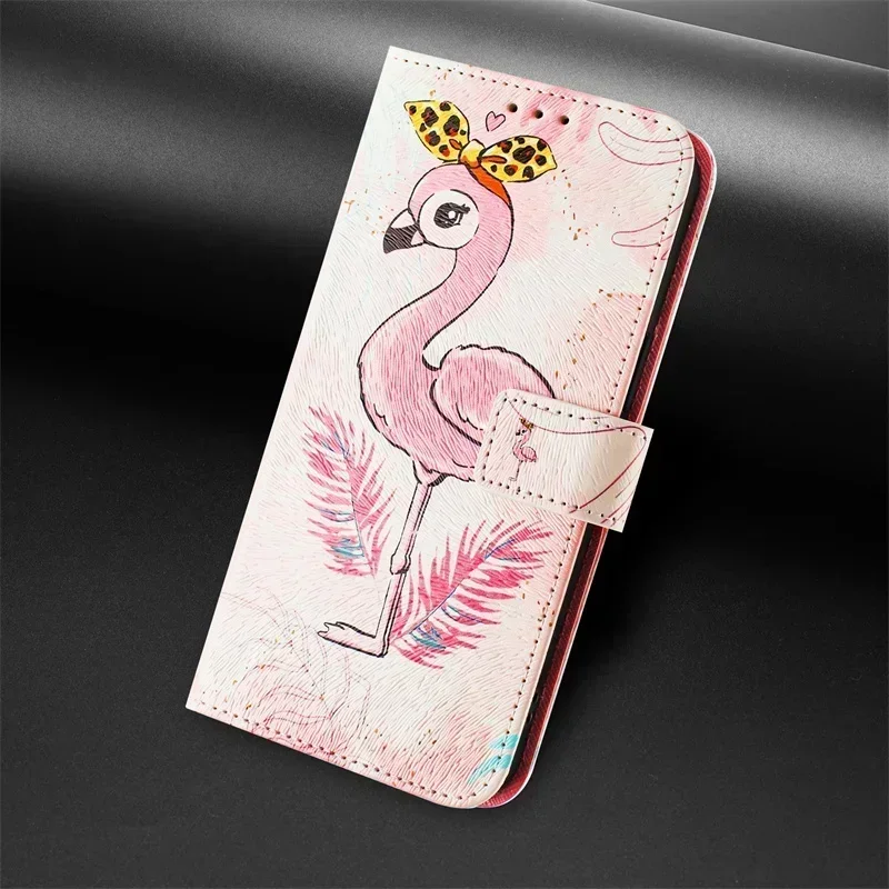 Фото Чехол Pixel 9 для Google Pixel 9 Pro XL Flip Funda Google Pixel 8a 7a 6a 8 Pro 5a 4a 5G кожаный чехол-бумажник с рисунком №2