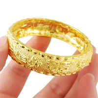 24k real gold bracelet hi word gold bracelet plating gold for womens wedding jewelry gifts