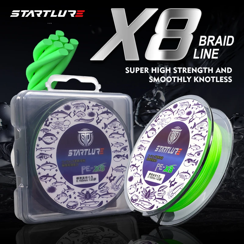 8-жильная рыболовная леска