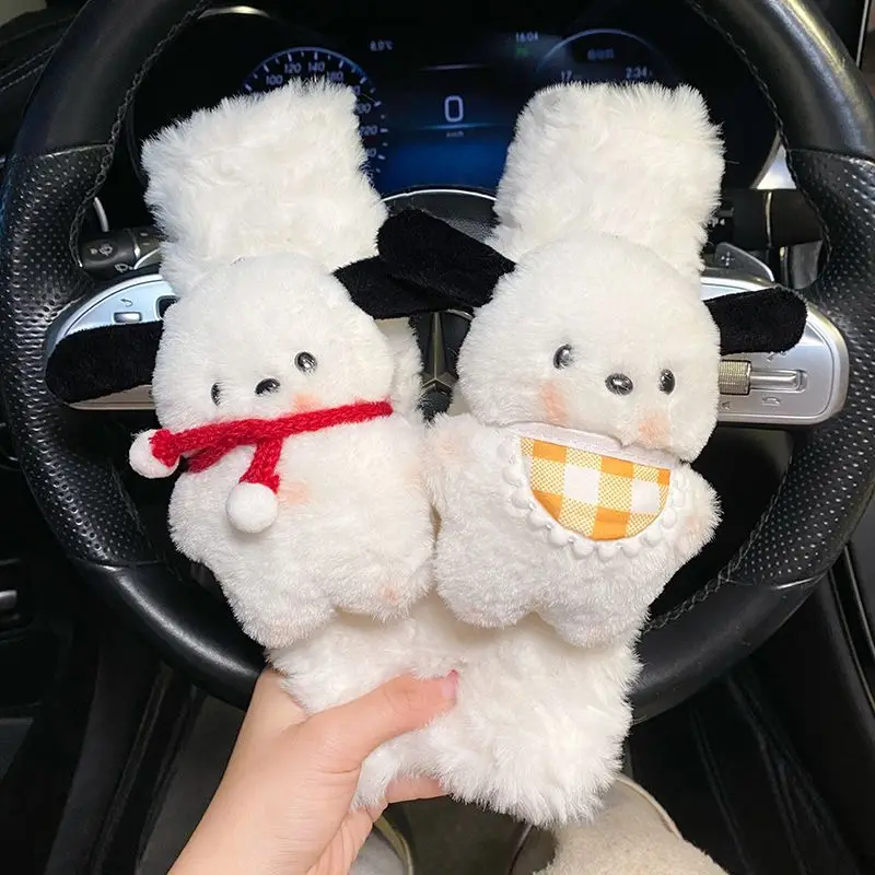 

New Car Seat Belt Shoulder Protector Pair of Cute Dog Turtle Car Safety Belt Protection Cover Universal Fit Ladies Car Interior