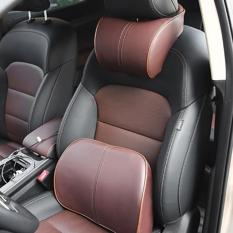 

Universal Auto Headrest/Waist Rest Adjustable Car Cushion Interior Accessories Drop Shipping