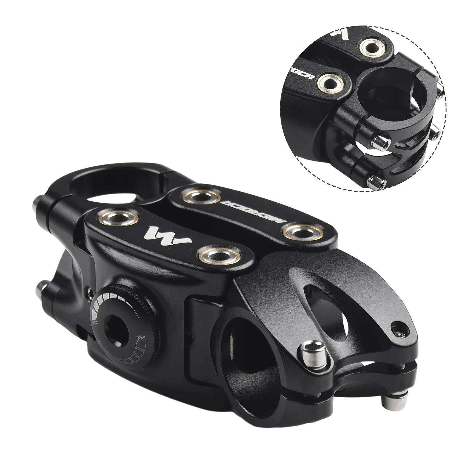 

Practical Durable High Quality Nice Portable Bike Stem Tools New Main Aluminium Alloy Useful 90MM About 450g/set
