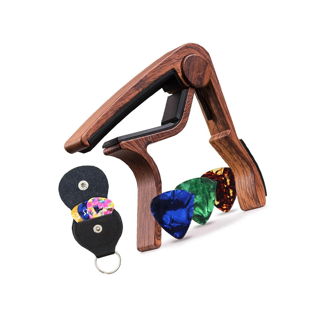 

Гитарный каподастр, портативный многоразовый Профессиональный сменный стильный струнный инструмент, зажим для укулеле, аксессуары, 1 компл...