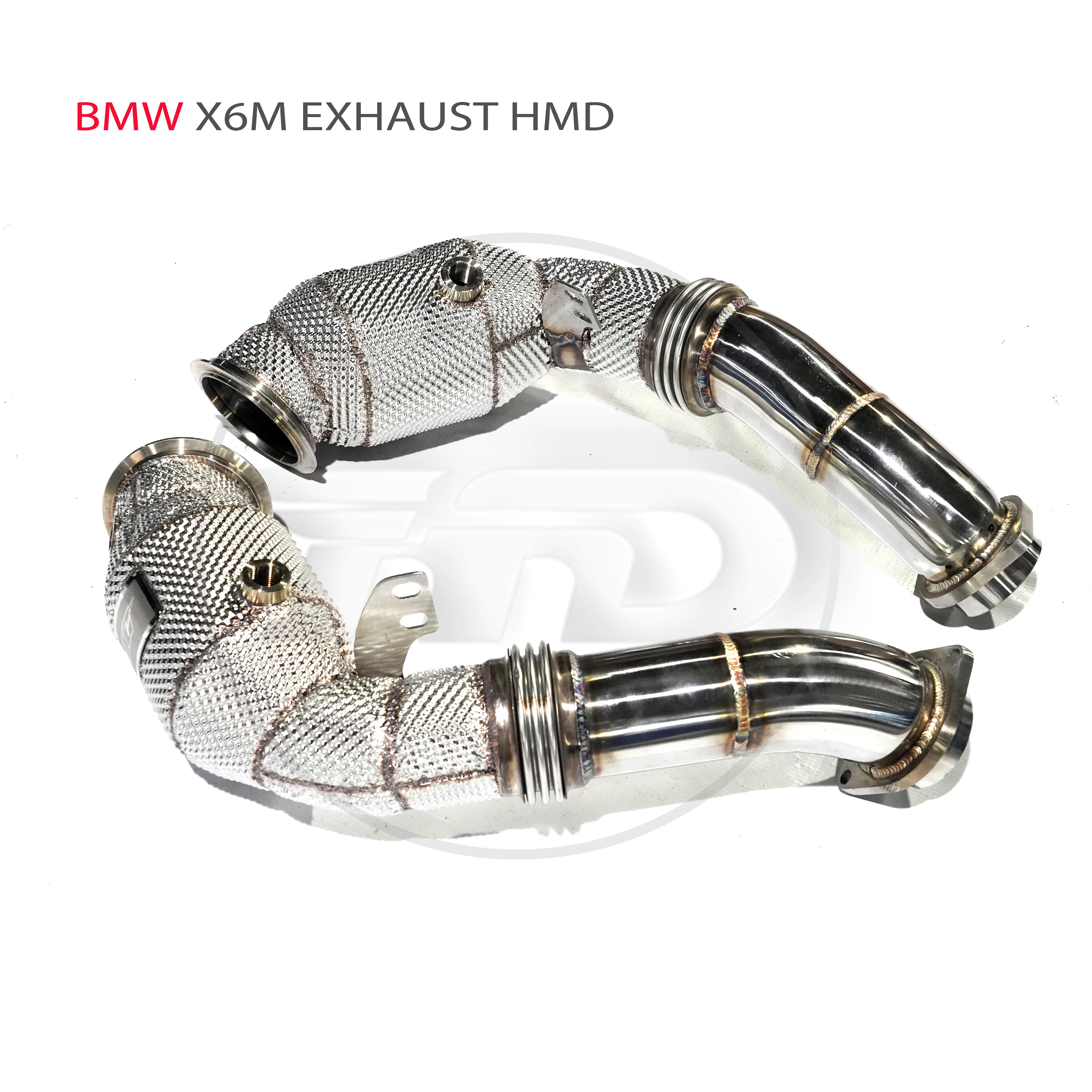 

HMD Exhaust Manifold High Flow Downpipe for BMW X5M X6M Car Accessories With Catalytic Header Without Cat Catless Pipe