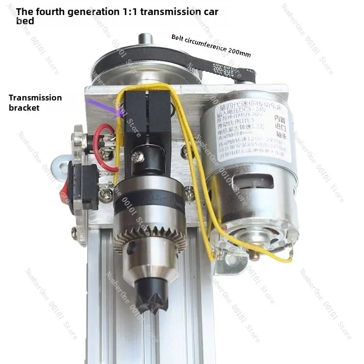 Многофункциональный миниатюрный токарный станок для шлифовки и полировки