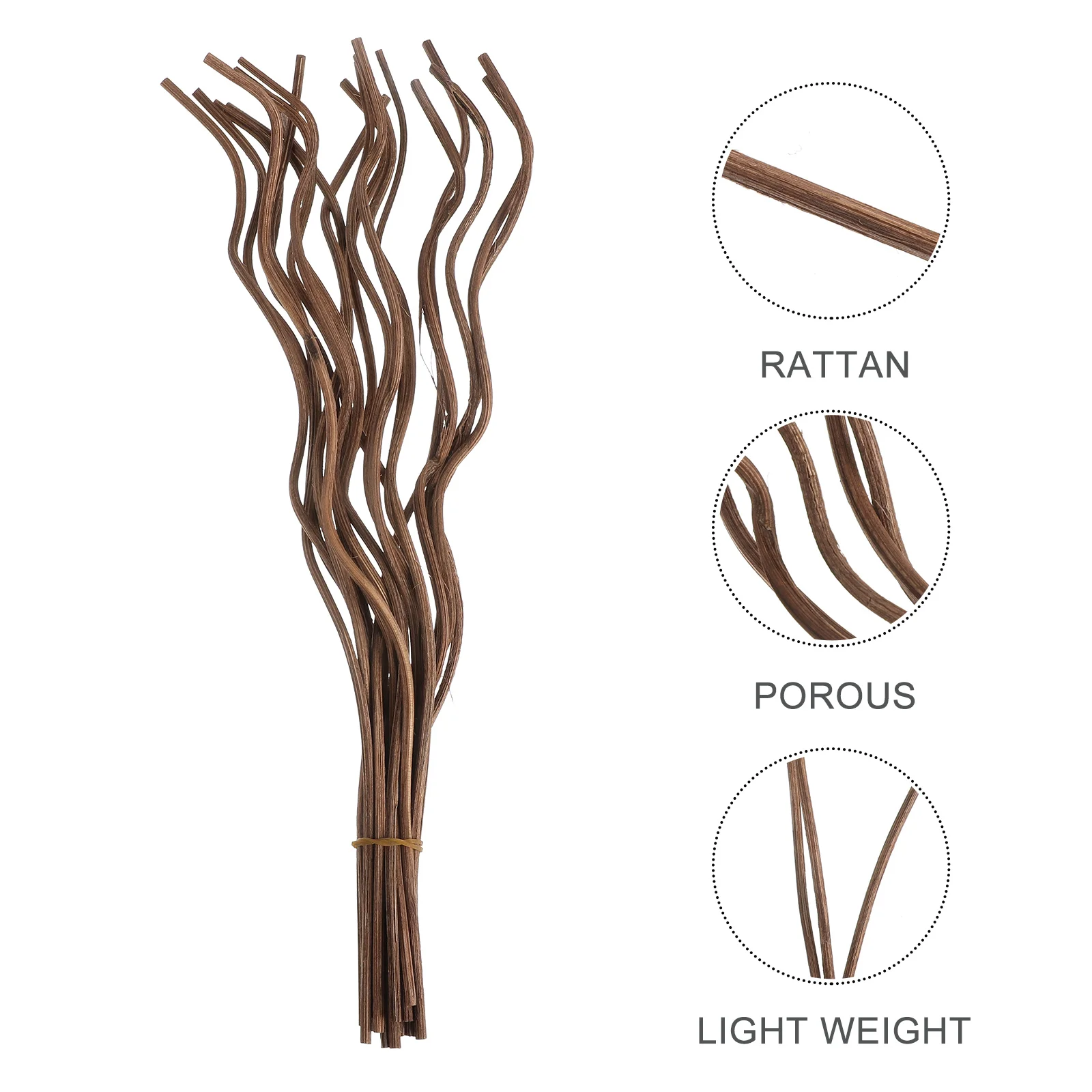 

40 Pcs Scent Diffuser Perfume Refill Aroma Stick Reed Sticks Essential Oil Replace