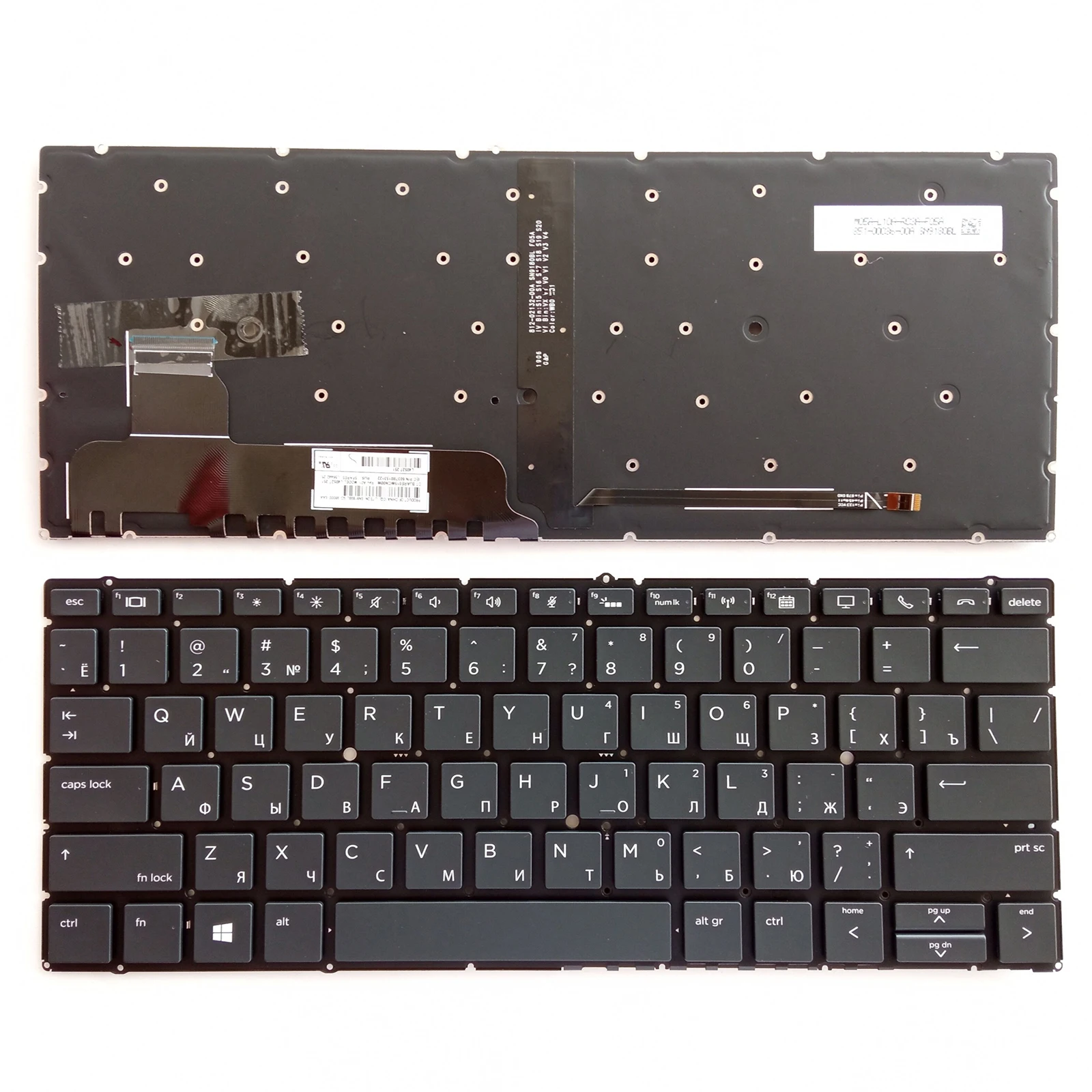 

RU склад, Стандартная клавиатура для ноутбука HP EliteBook x360 830 G5 x360 830 G6 с подсветкой (подходит только для x360)