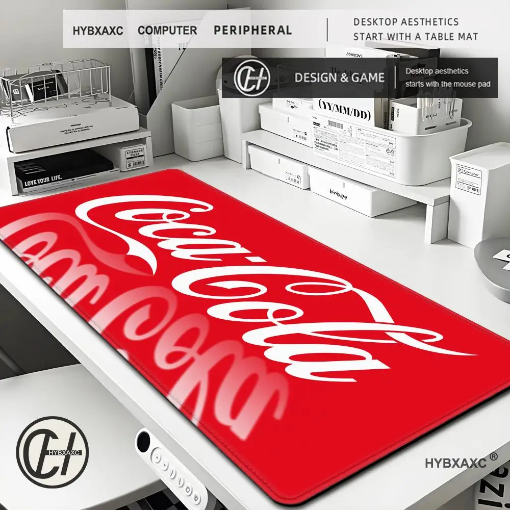 C-Cocas C-Colas Mouse Pad Desk Birthday Gifts Big Mat Table 80X40 cm Rubber Office Carpet for Computer