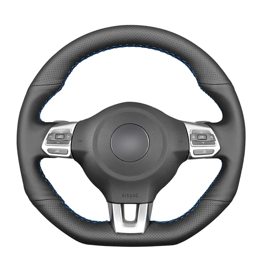 

Искусственная кожа, черный цвет, для Volkswagen Golf 6 GTI MK6 VW Polo GTI Scirocco R Passat CC R-Line 2010