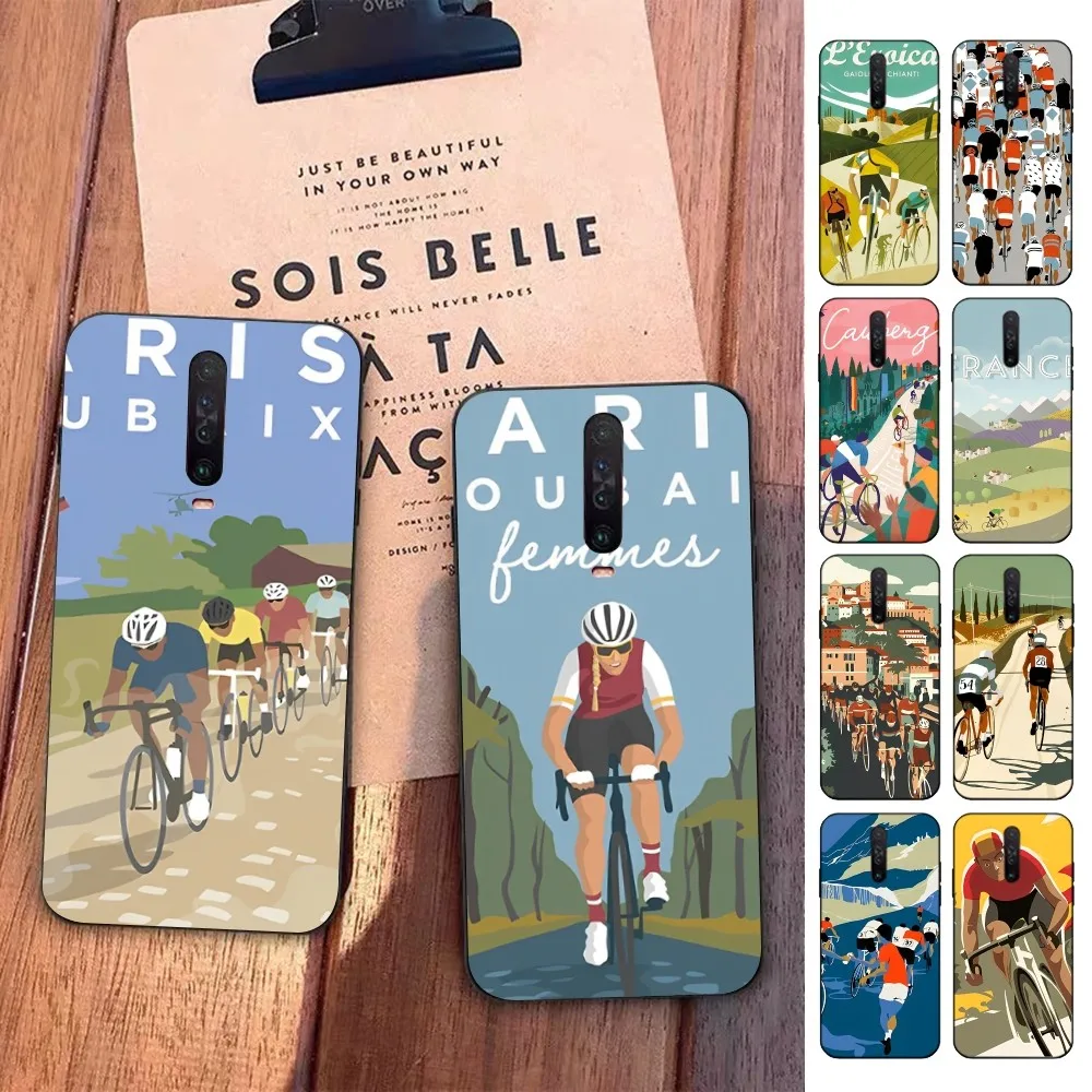 

Bicycle Bike Sport Phone Case For Redmi 5 6 7 8 9 10 plus pro 6 7 8 9 A GO K20 K30 K40 pro plus F3 Fundas