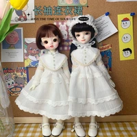 bjd doll clothes 6 points baby clothes 30 cm doll dress for 16 bjd doll nordic style simple and extravagant doll accessories