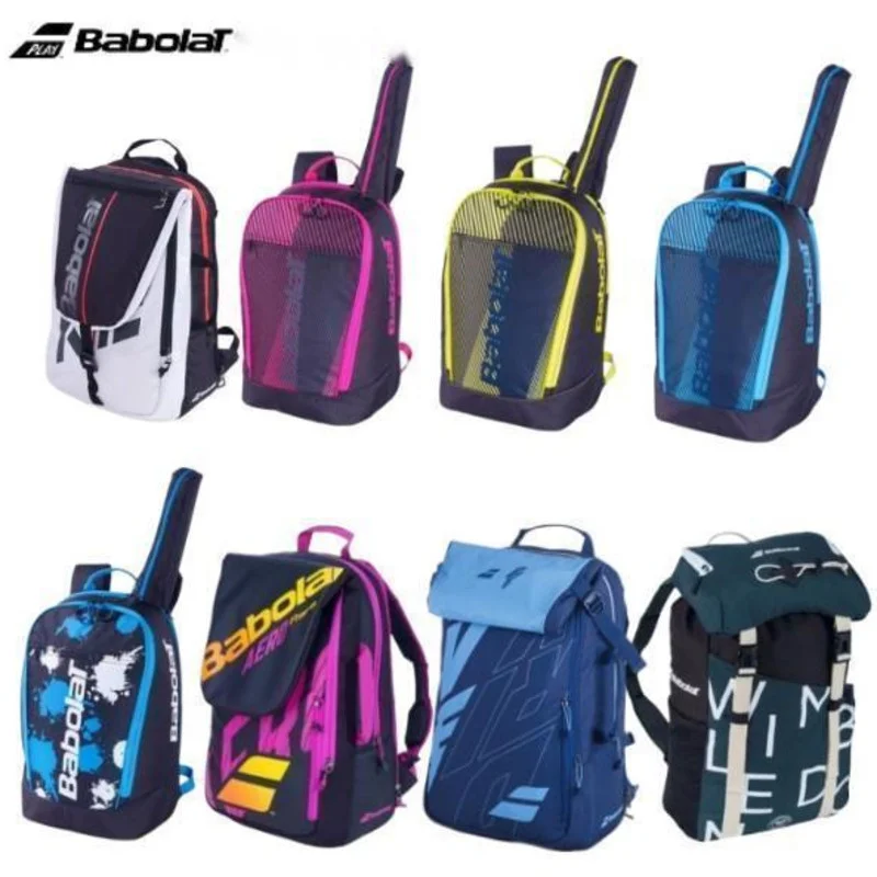 Wimbledon RAFA Babolat Tennis Backpack Tim Pure Aero Strike Series 2-3Pack Tennis Bag Unisex Multifunctional Babolat Padel Bags