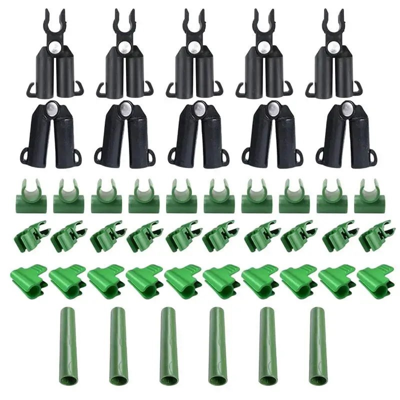 

Adjustable Plant Trellis Connector Clip Plant Support Stake Connectors Clips Connecting Pipe Joint Buckle Clip Universal Buckle