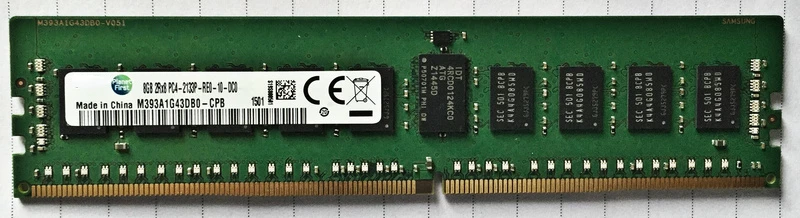 

RAM 759934-B21 762200-081 8G 2RX8 PC4-2133P ECC REG Серверная память