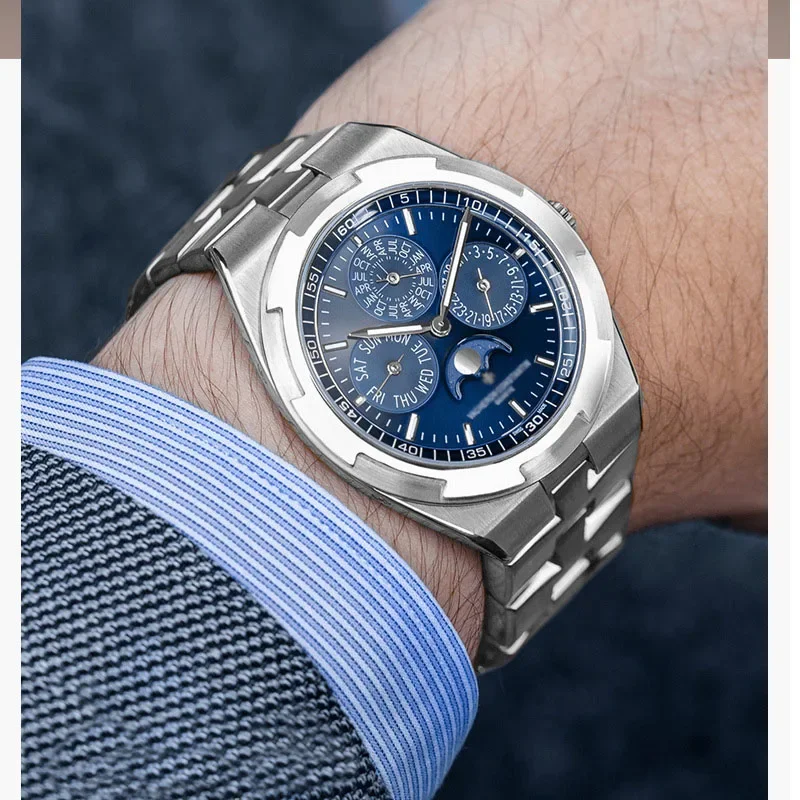 Фото Ремешок для часов из нержавеющей стали 7 мм, 8 мм, 8,5 мм для Vacheron Constantin 4500V 5500V 7900 p47040, ремешок для часов vc, браслет с выпуклым ртом №5