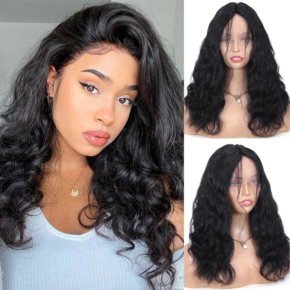 Wignee Natural Wave Lace Part Human Hair Wigs Body Wave Wig For Women Brazilian Remy Hair Pre Plucked Hairline With Baby Hair