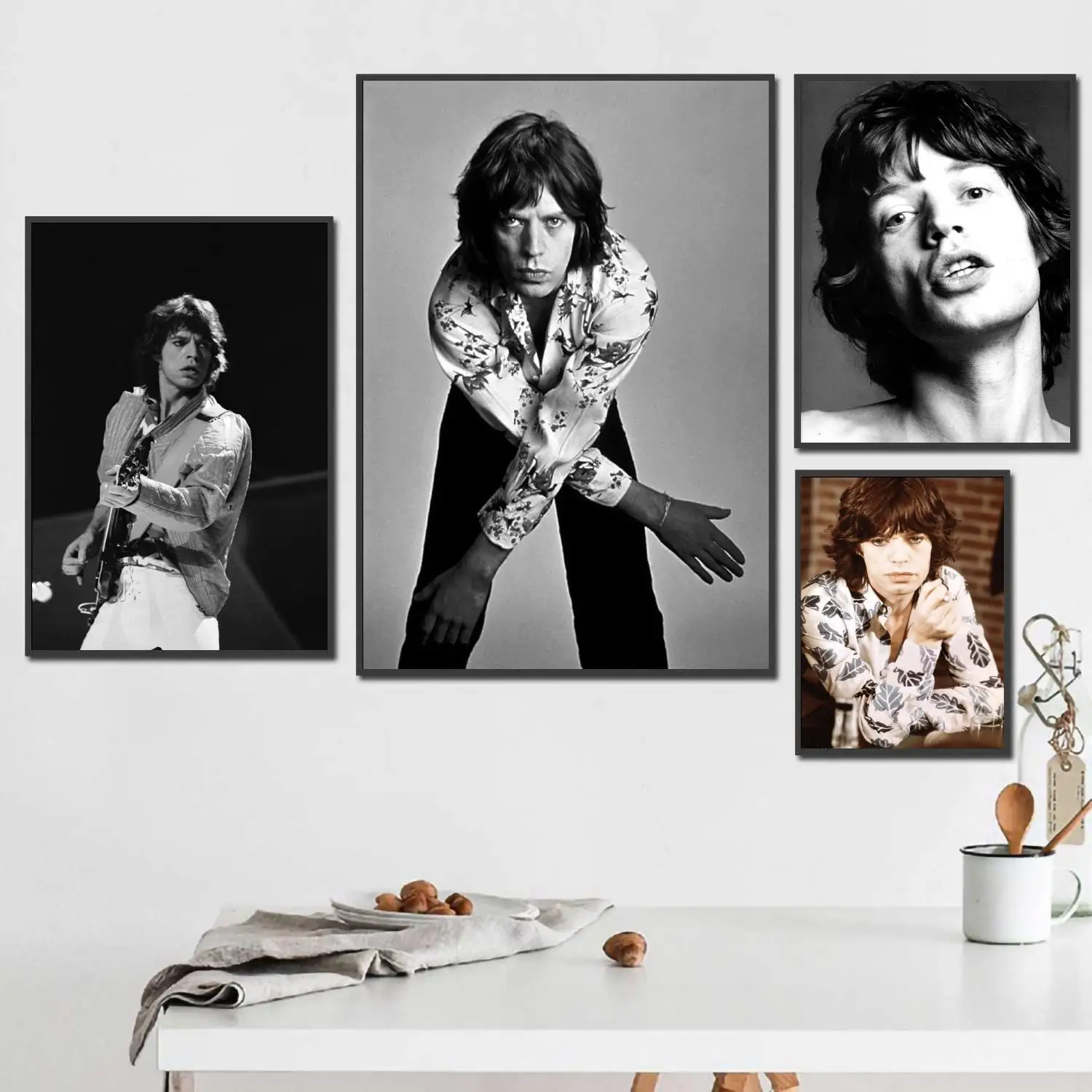 

mick jagger singer 24x36 Decorative Canvas Posters Room Bar Cafe Decor Gift Print Art Wall Paintings