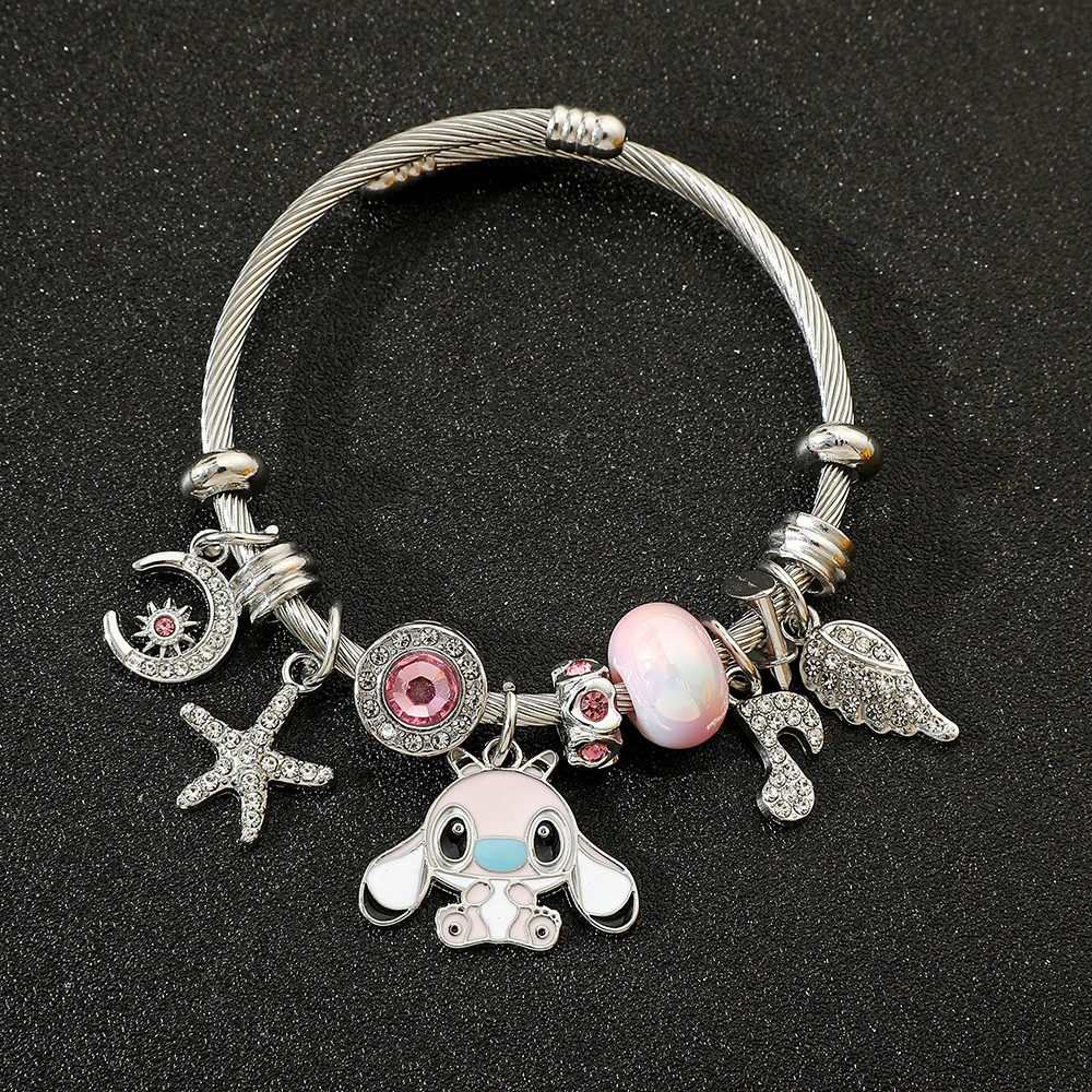 Рождественские браслеты со стежком и луной музыкой заменой звездой Патрика