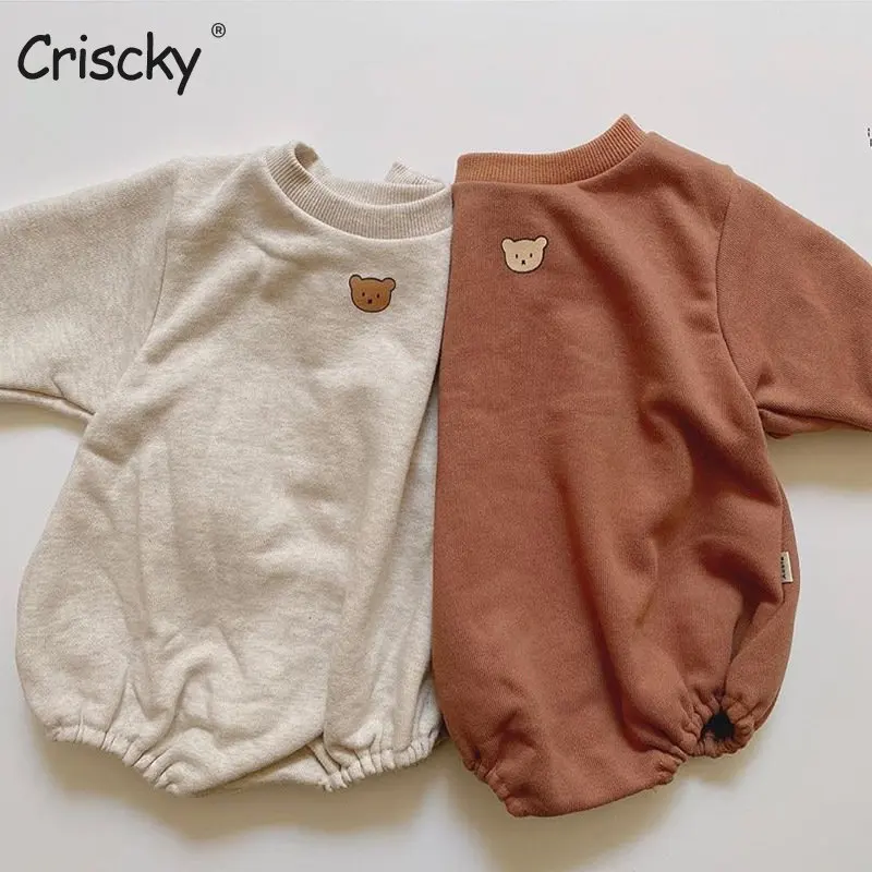 

Детский комбинезон из хлопка, с длинным рукавом