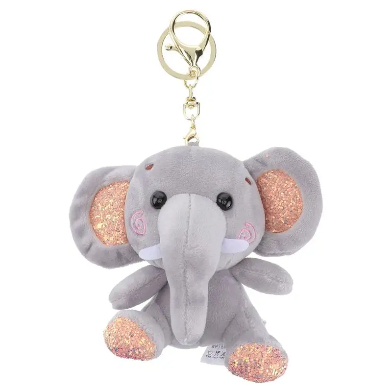 

Elephant Shaped Doll Pendant Elephant Doll Bags Hanging Pendant Key Ring Pendant