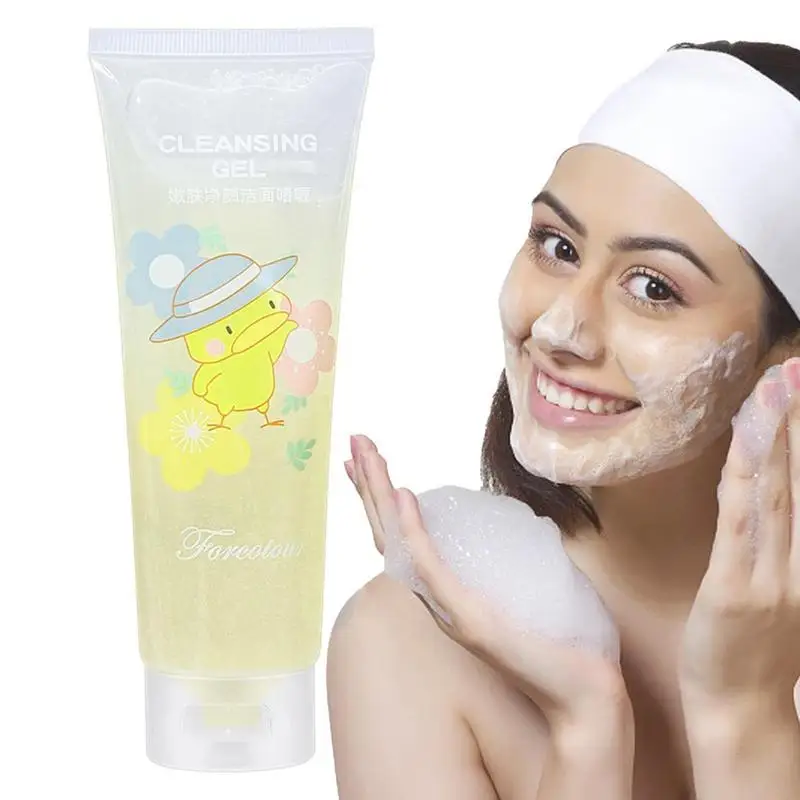 

Gentle Face Cleanser Deep Cleansing Gel For Face Mild Face Wash Leaves Skin Feeling Smooth Clean For Sensitive Skin Of Women