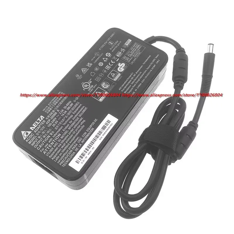 Фото Оригинальный адаптер Delta ADP-280BB B AC 20V 14A 280W для ноутбуков MSI GE75 RAIDER 8RE, GE75 RAIDER 8RF, GE63, GE65 RAIDER RGB №2