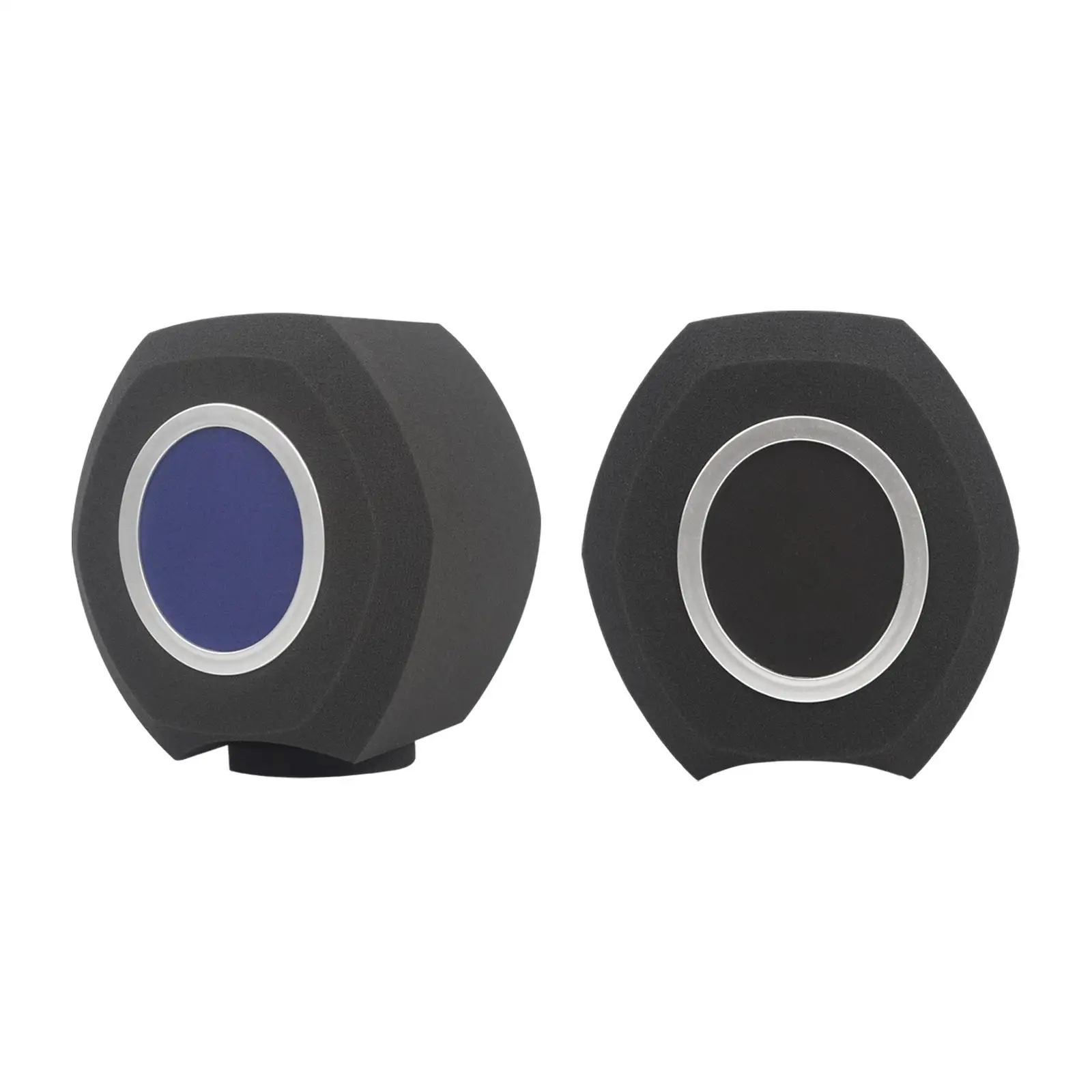 

Microphone Screen Acoustic Sponge Mic with Mesh Cover Recording Studio Outdoor Performance Isolation Microphone