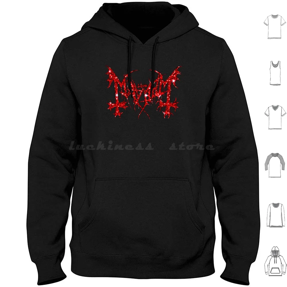 

Mayhem Band Logo Death Metal Black Metal Hoodie cotton Long Sleeve Death Schuldiner Scream Bloody Spiritual Healing Leprosy