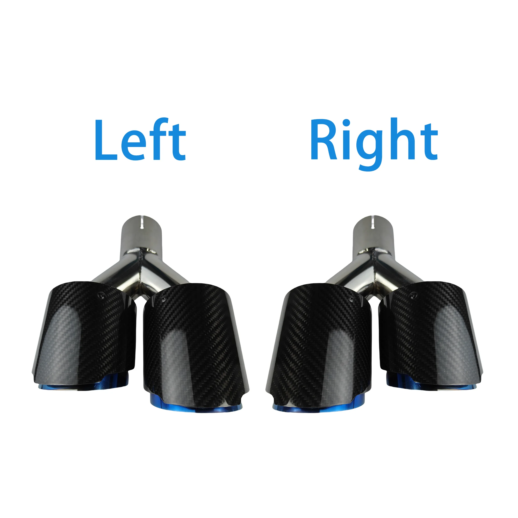 1 шт. универсальный автомобильный глушитель из углеродного волокна для хвоста