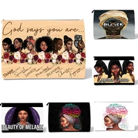 afro latin america women makeup bags 2022 fashion girl cosmetic case ladies organizers canvas bag large capacity storage bag
