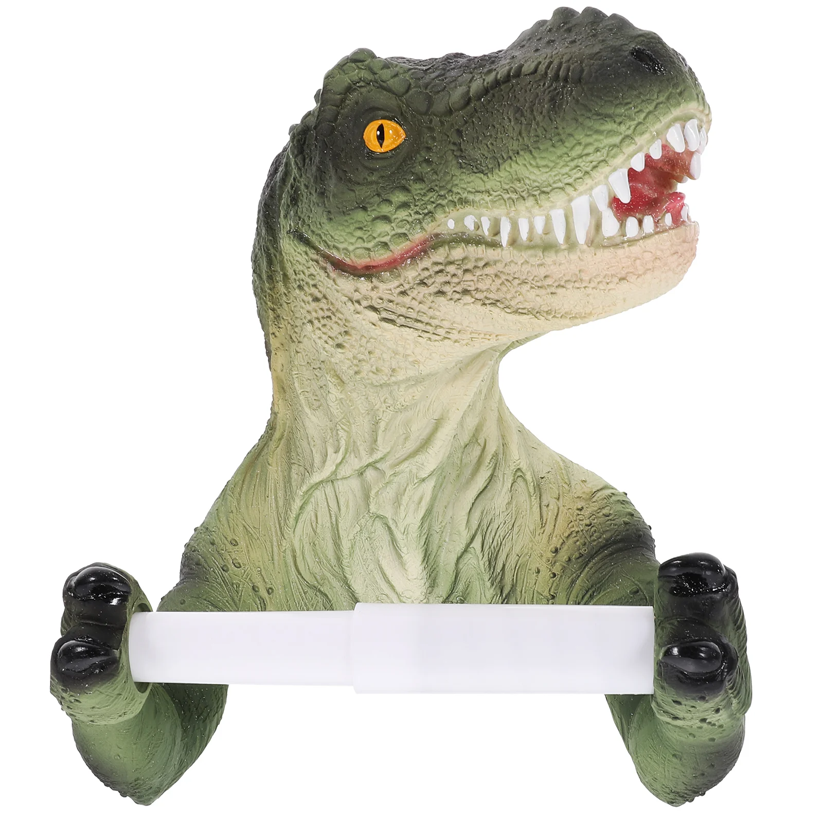 

Bathroom Tissue Holders Toilet Paper Towel Hanger Storage Stand Hand No Punching Rack Dinosaur