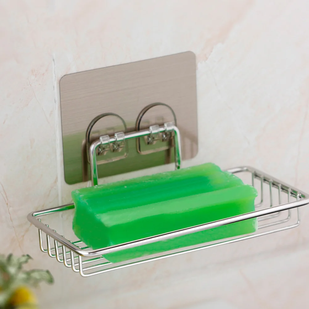 

Soap Dish Plate Holder Drainingwire Saver Dispenser Sink Countertop Container Bathtub Hanging Drain Caddytray Cup Suction
