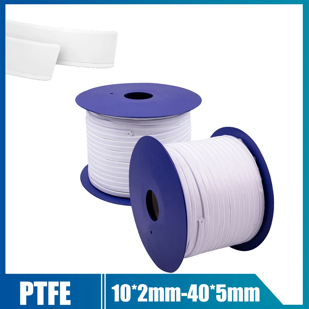 

Фторопластовая фторопластовая лента, расширенная фторопластовая лента 10*2 мм-40*5 мм, самоклеящаяся