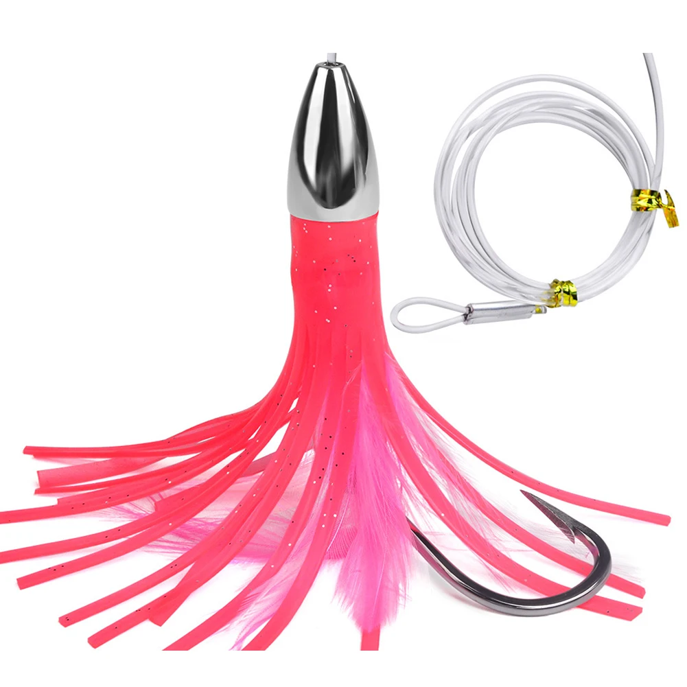 Big Game Fishing Offshore Lure Catch Eared Mackerel Гигантский Марлин Kingfish 4 цвета в наличии