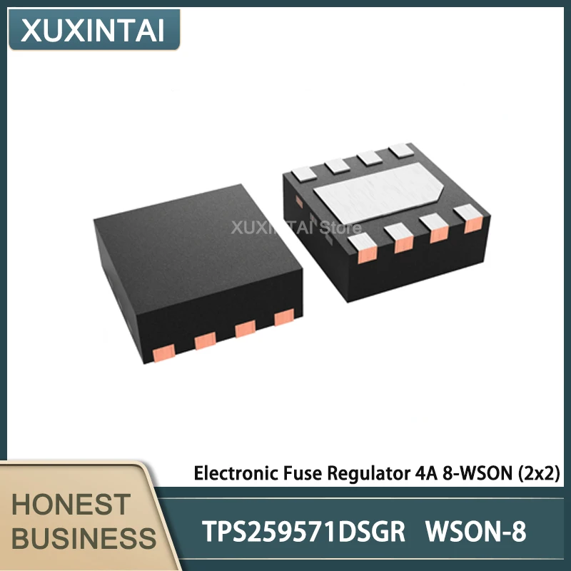 

5Pcs/Lot TPS259571DSGR TPS259571 Electronic Fuse Regulator 4A 8-WSON (2x2)