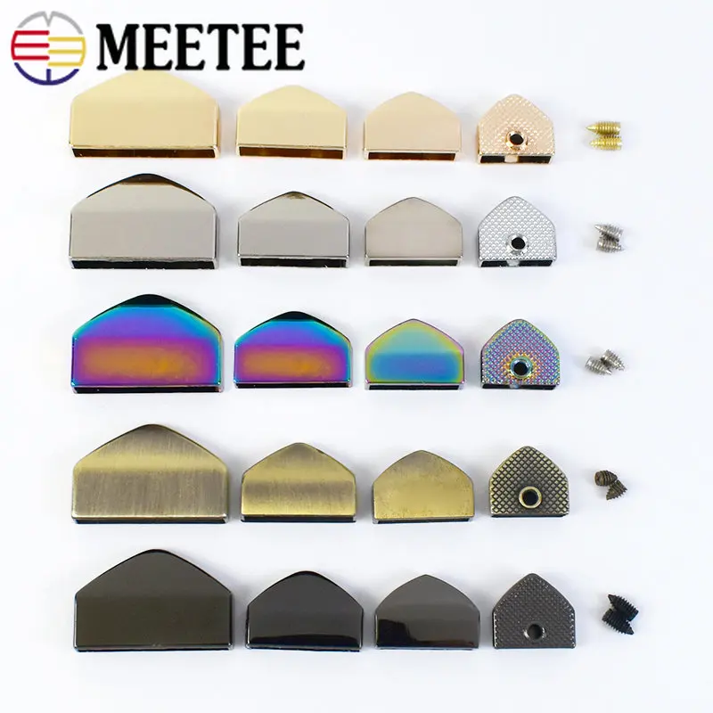 

10Pcs 12-25mm Metal Tail Buckle with Screw Zip Stopper Handbag Strap End Clasp for Zipper Plug DIY Leather Hardware Accessories