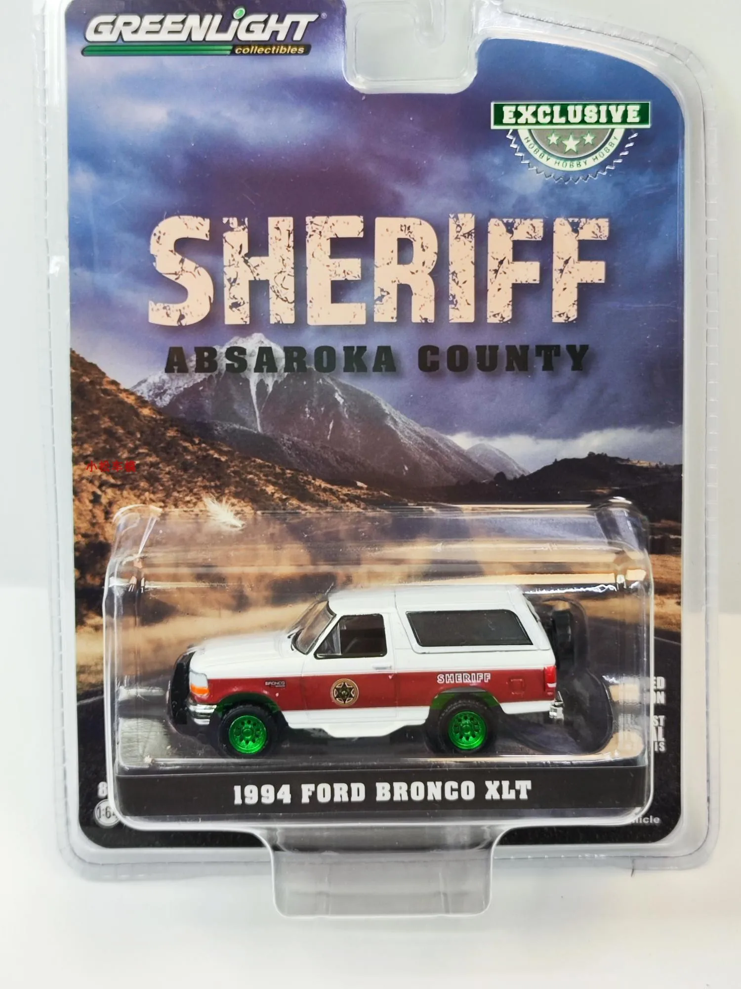 GreenLight 1:64 1994 FORD BRONCO XLT зеленая машина версия из сплава Модель автомобиля игрушка