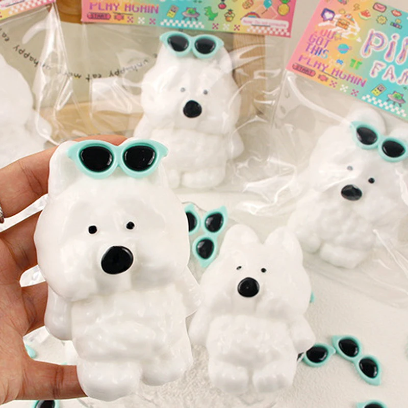 1 шт. милые кавайные мягкие куклы для собак West Highland Pinch Joy сжимаемая игрушка снятия