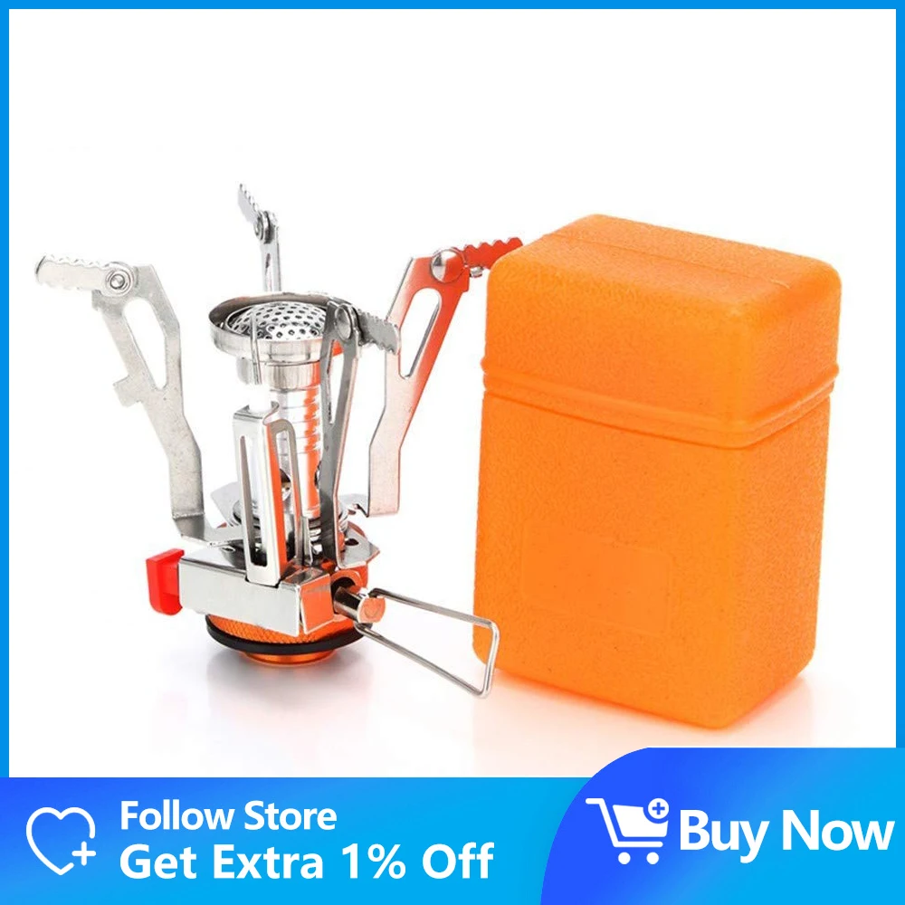 

Портативные печи для кемпинга с пьезозажиганием, устойчивая к ветру, туристическая печи для кемпинга, печи для кемпинга на открытом воздухе...