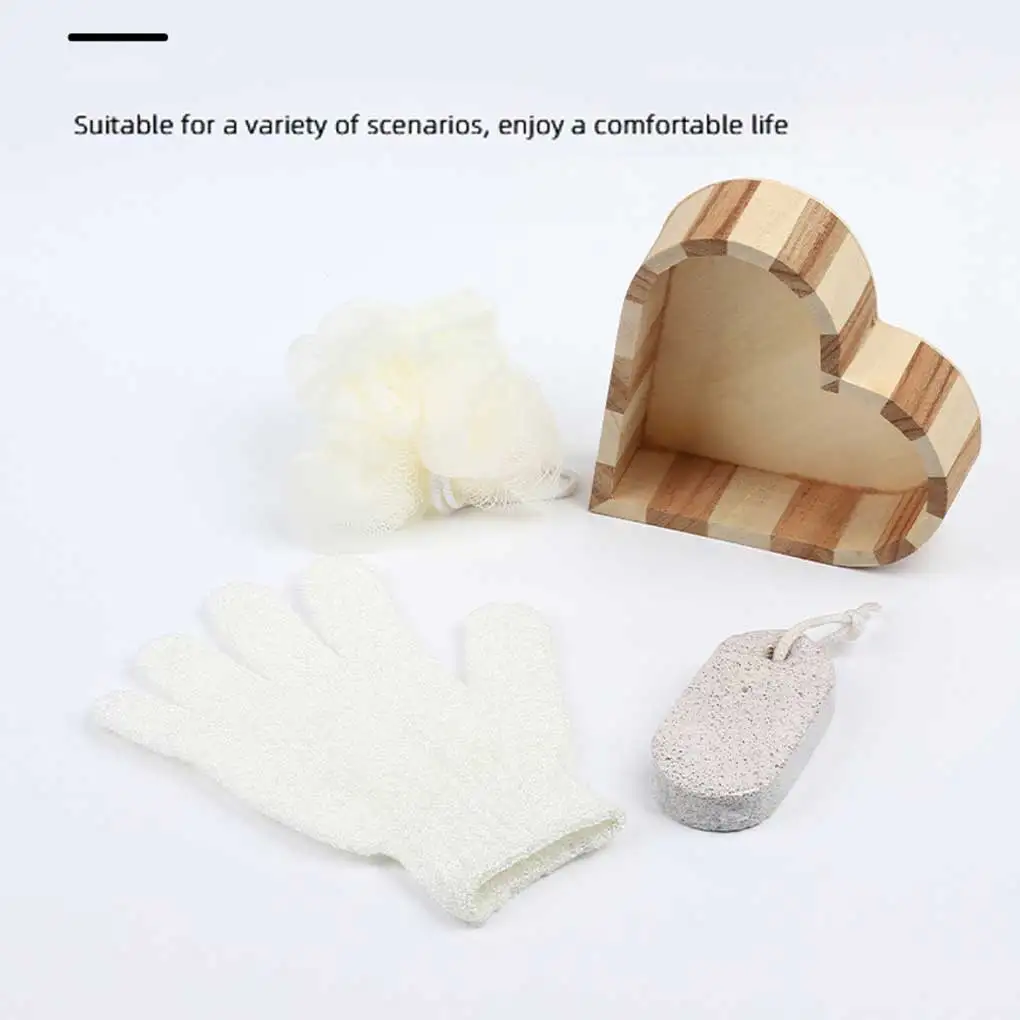 

3pcs Bath Set Pumice Stone Towel Moisturizing Washing Tools Products