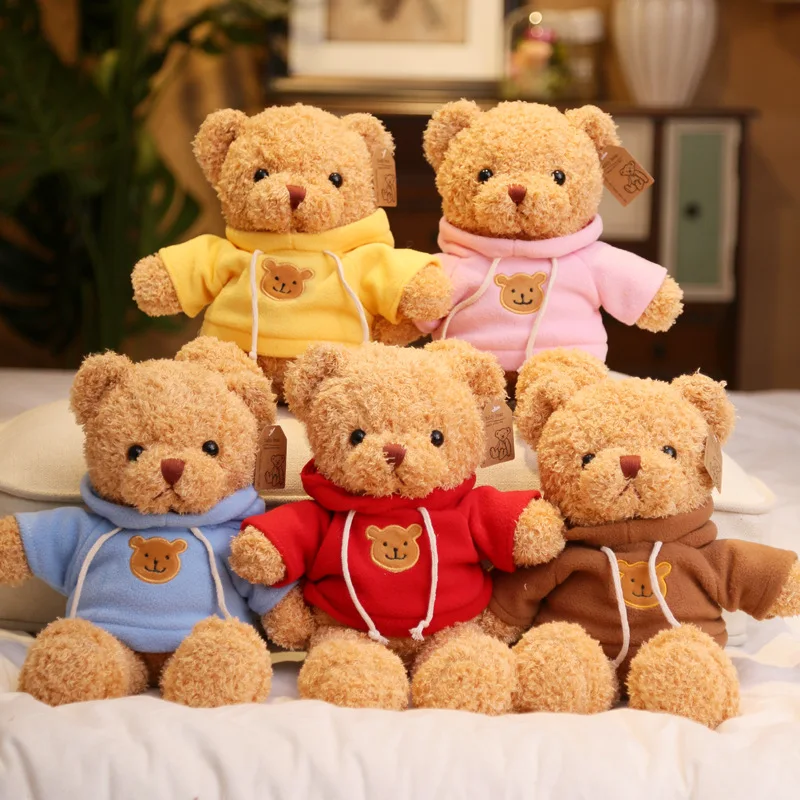 

Teddy Bear Doll Plush Toys Fashion Bow Soft Plush Toys Stuffed Cartoon Animal Cute Teddy Bear Children Christmas Gift Ragdoll