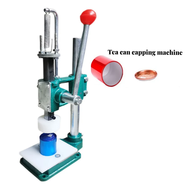 

Малая ручная машина для закупоривания чая и алюминиевых банок, коммерческая машина для закупоривания банок и бутылок, машина для запечатывания упаковочных кнопок