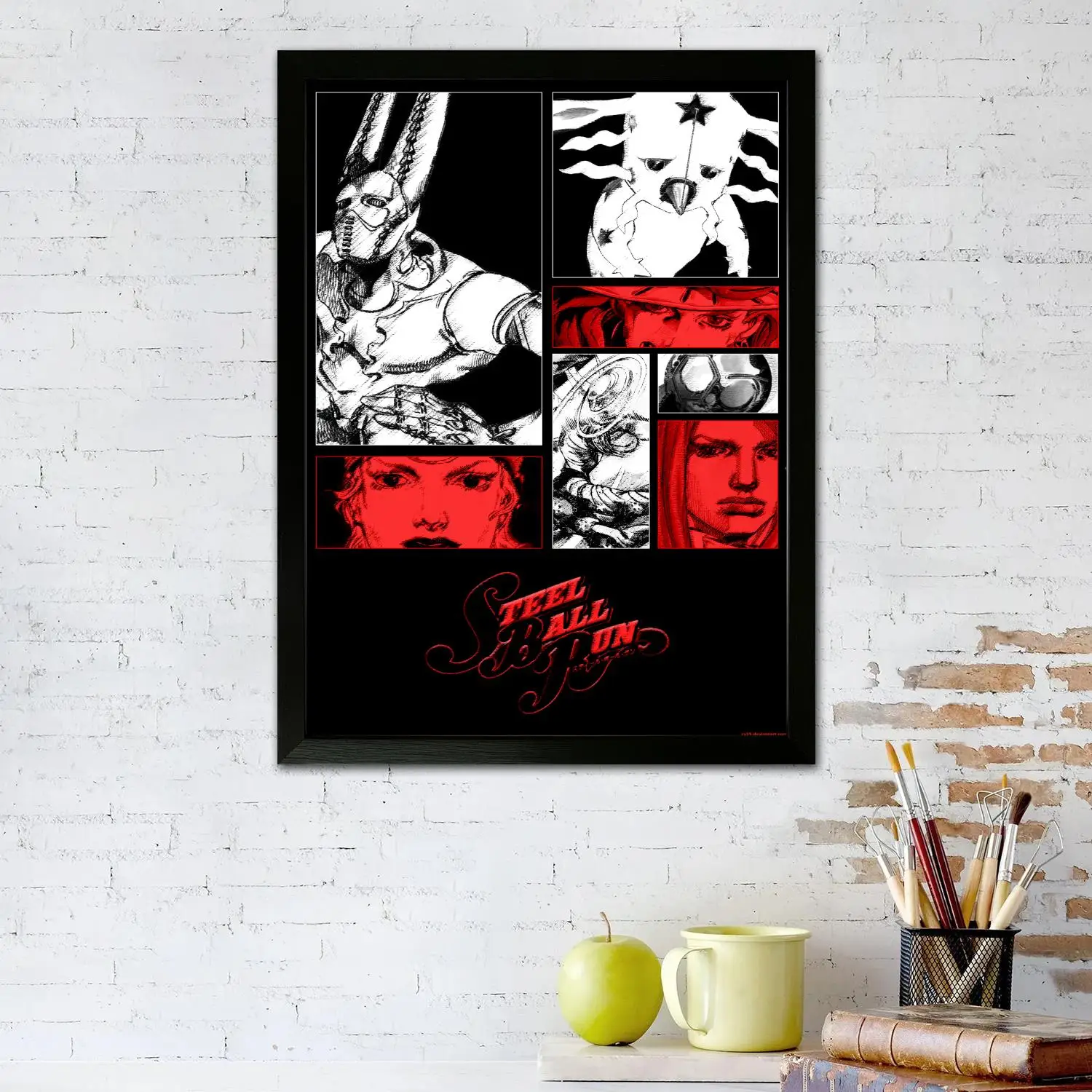 Jojo Steel Ball Run Печать на холсте