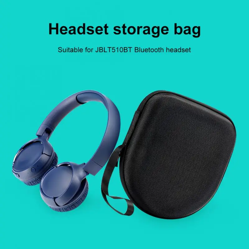 

Eva Earphone Bag For Jbl Tnue 510bt Nc Headphones Protective Cover Storage Case Cover Only Case Portable Protective Case