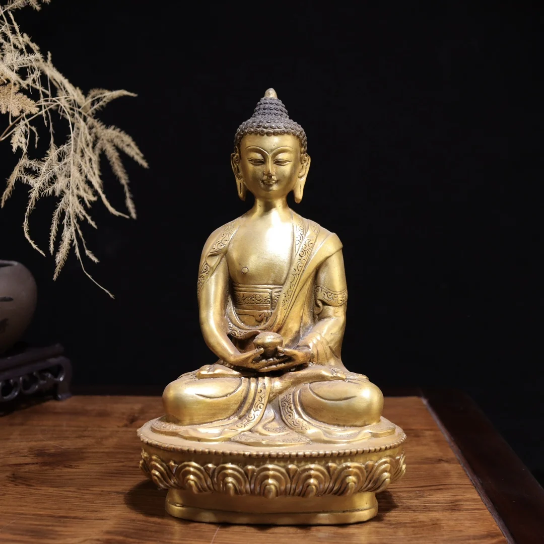 Высококачественные тибетские латунные статуи - медицина Будды и Бодхисаттвы