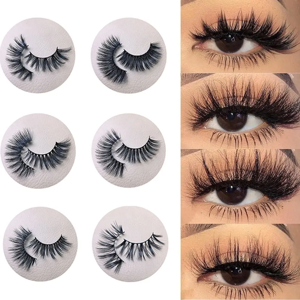 

Woman's Fashion Multi-styles Natural Long Wispy Flared Fluffy Multilayers 3D Faux Eye Lash Extension False Eyelashes