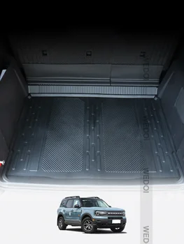 Cargo Liner Trunk Mat for Ford Bronco 4 door Tray Floor Black TPE Anti-Kick Pad Mats Cover Car Accessories
