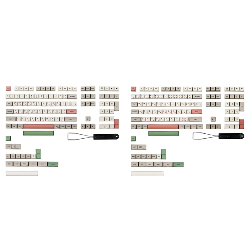 

126 Keys/Set 9009 Retro XDA Profile Keycap For Mechanical Keyboard DIY PBT DYE-SUB 61 60 Bakclit ISO Keycaps